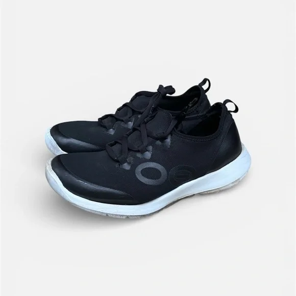 OOFOS Women's OOMG Sport LS Shoe in Black/White Size 9 - Picture 6 of 12